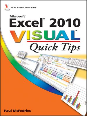Excel 2010 Visual Quick Tips - ebook